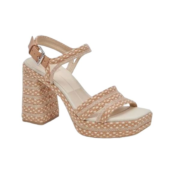 Dolce Vita Women's Alex Platform Sandal, Natural Multi Woven, 7 M US - Picture 1 of 1